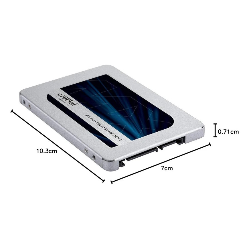 Disque dur externe SSD Crucial MX500 250 Go SATA 2.5" (CRUCIAL250SSD)