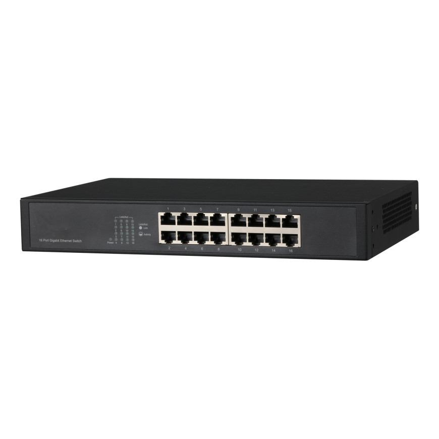 16-PORT gigabit switch (unmanaged) (PFS3016-16GT)