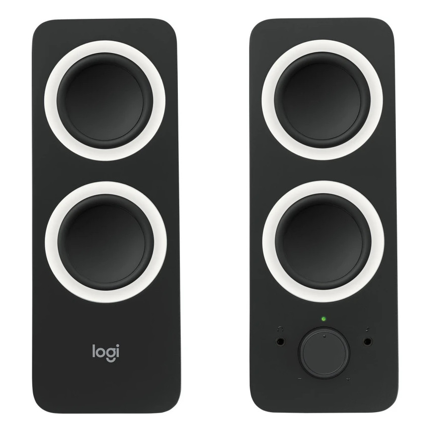 Haut-parleurs Logitech Z200 stéréo 3.5mm noir (980-000810)