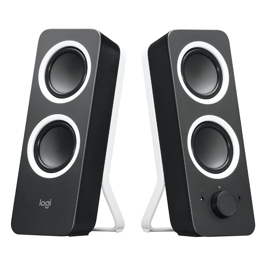 Haut-parleurs Logitech Z200 stéréo 3.5mm noir (980-000810)