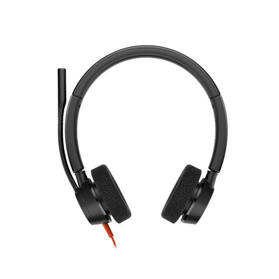 Micro-casque Poly Blackwire 3320 stéréo USB-C certifié Microsoft Teams + adaptateur USB-C/A (8X220AA)