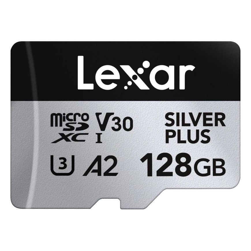 Carte mémoire microSD LEXAR Silver Plus 128GB UHS-I 205MB/s (LMSSIPL128G-BNANG)