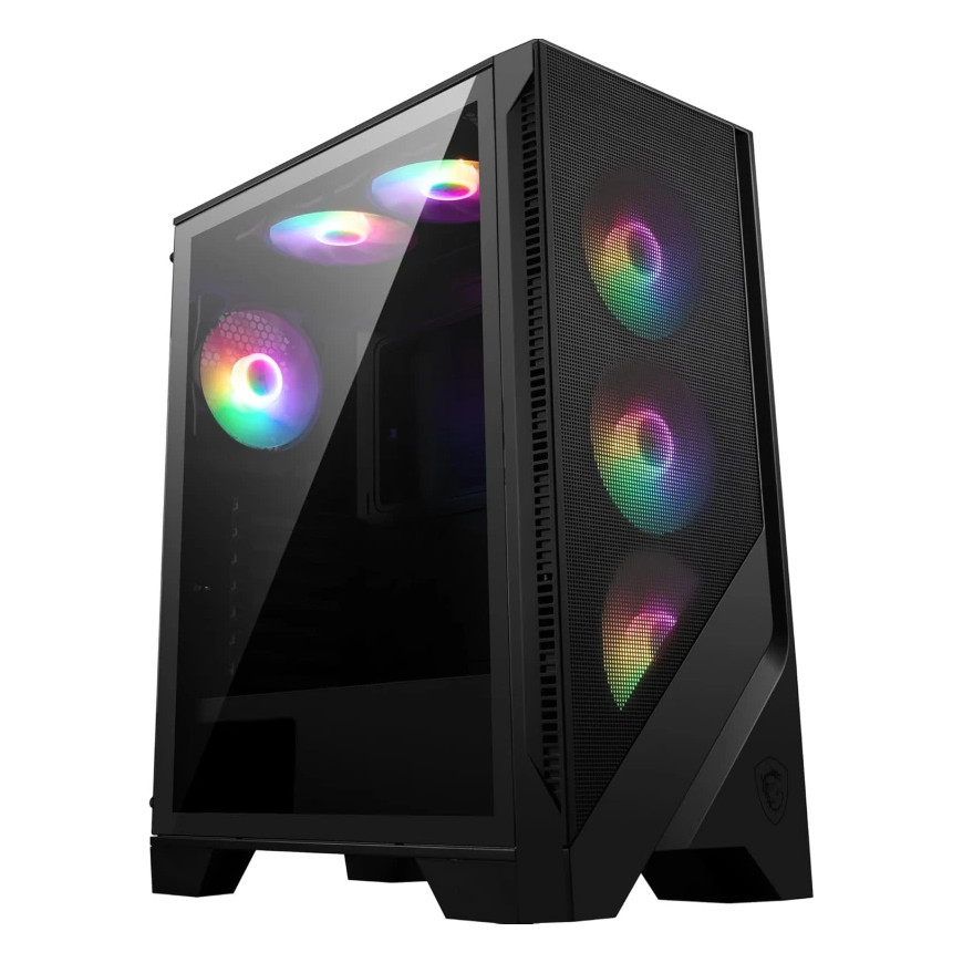 Boîtier Gaming MSI MAG FORGE M100A - Compact et Performant (306-7G20A28)