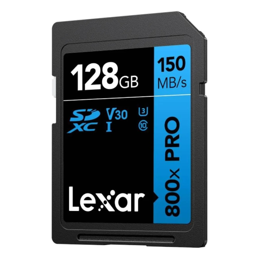 Carte mémoire SD LEXAR 800X Pro 128GB UHS-I 150MB/s (LSD0800P128G-BNNNG)
