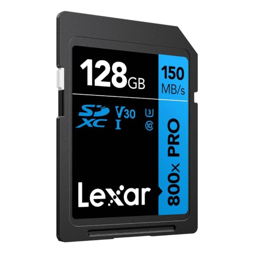 Carte mémoire SD LEXAR 800X Pro 128GB UHS-I 150MB/s (LSD0800P128G-BNNNG)