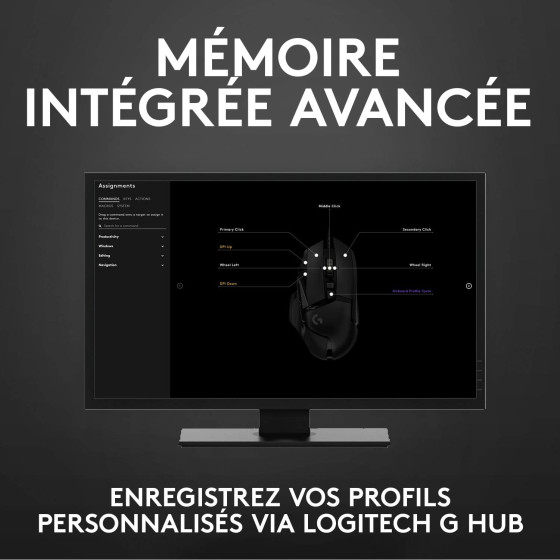 Logitech G502 HERO – Souris Gaming 25600 DPI | Prix Maroc DUGA