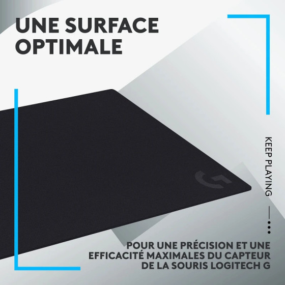 Tapis de souris gaming Logitech G640 Large Cloth (943-000799)
