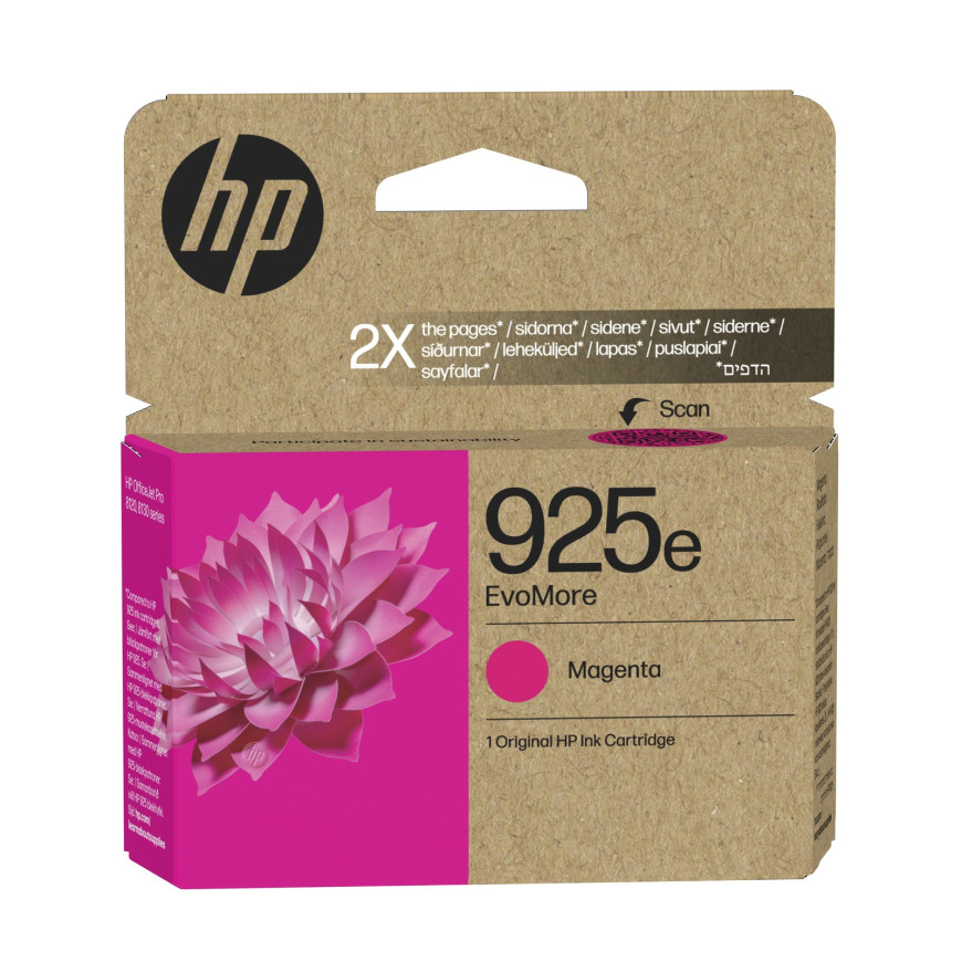 Cartouche d'encre HP 925e EvoMore Magenta Originale (4K0W1PE)