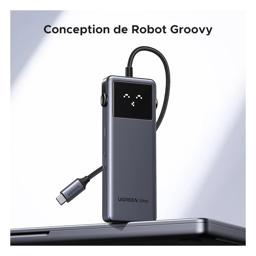 Hub USB-C UGREEN 6-en-1 Adaptateur Multiports (35998)