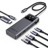 Hub USB-C UGREEN 6-en-1 Adaptateur Multiports (35998)