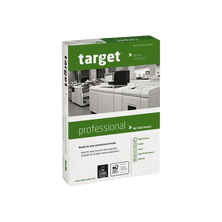 Ramette Target Lot de 5 de papier blanc Professional A4 500 feuilles (RT04-LOT)