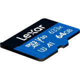 Carte mémoire microSD LEXAR 633X 64GB UHS-I 100MB/s (LMS0633064G-BNNNG)