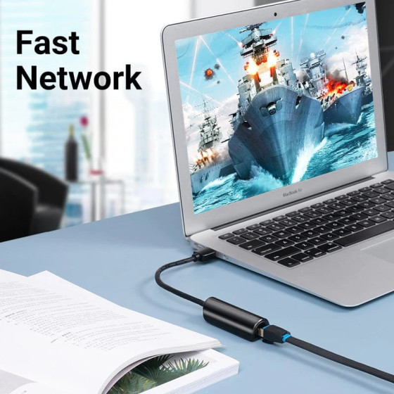 Adaptateur Vention USB 3.0 vers Ethernet RJ45 Gigabit (CEWHB)