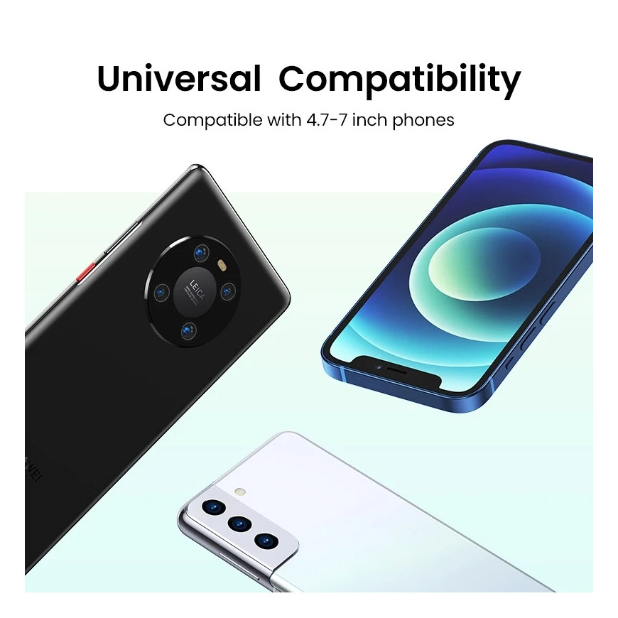 Support téléphone Ugreen Gravity à ventouse Noir (60990B)