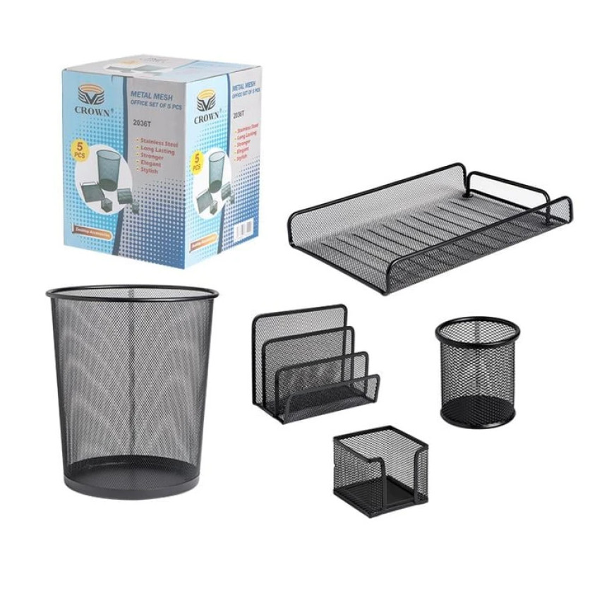Ensemble de bureau en métal 5 pièces (2036T)