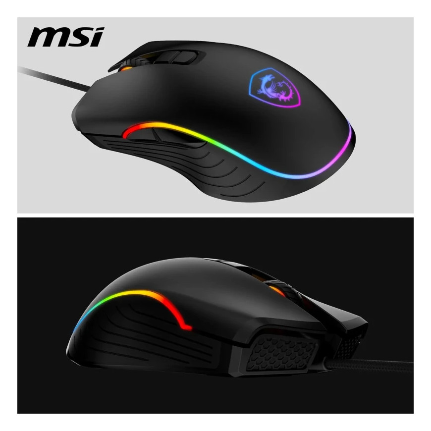 Souris Gaming MSI Forge GM300 RGB USB (S12-0402300)
