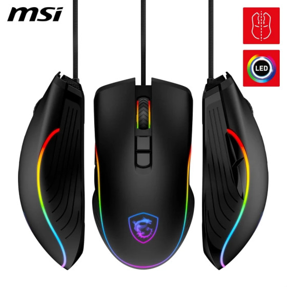 Souris Gaming MSI Forge GM300 RGB USB (S12-0402300)
