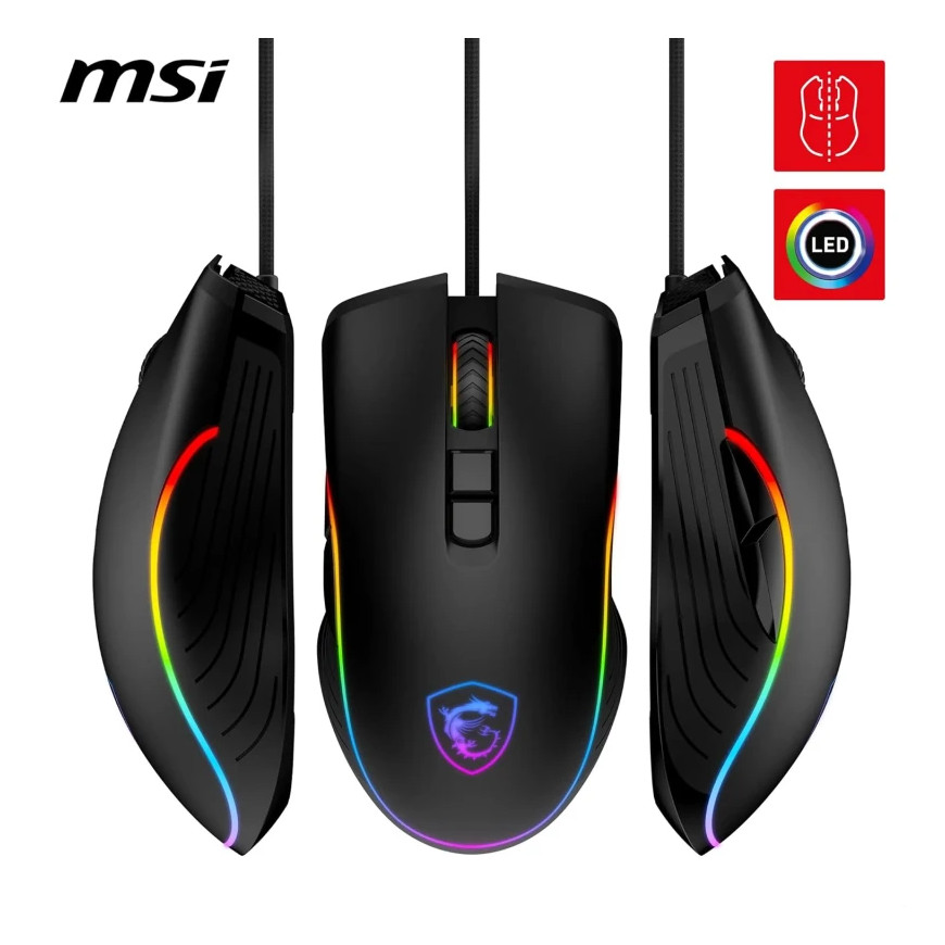 Souris Gaming MSI Forge GM300 RGB USB (S12-0402300)
