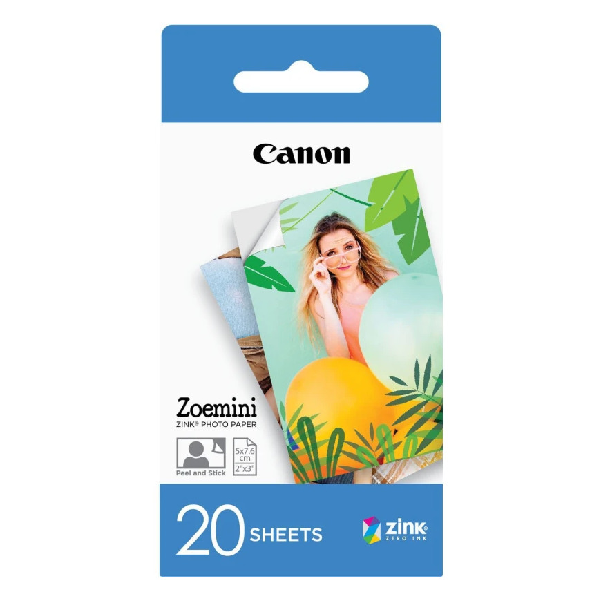 Papier photo Canon ZINK Paper ZP-2030 20 Feuilles (3214C002AD)