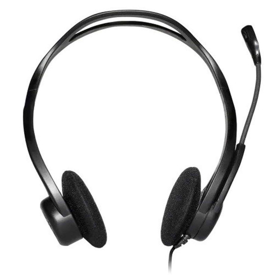 Casque Logitech 960 pour ordinateur avec microphone anti-parasite - USB (981-000100)