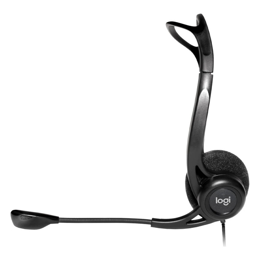 Casque Logitech 960 pour ordinateur avec microphone anti-parasite - USB (981-000100)