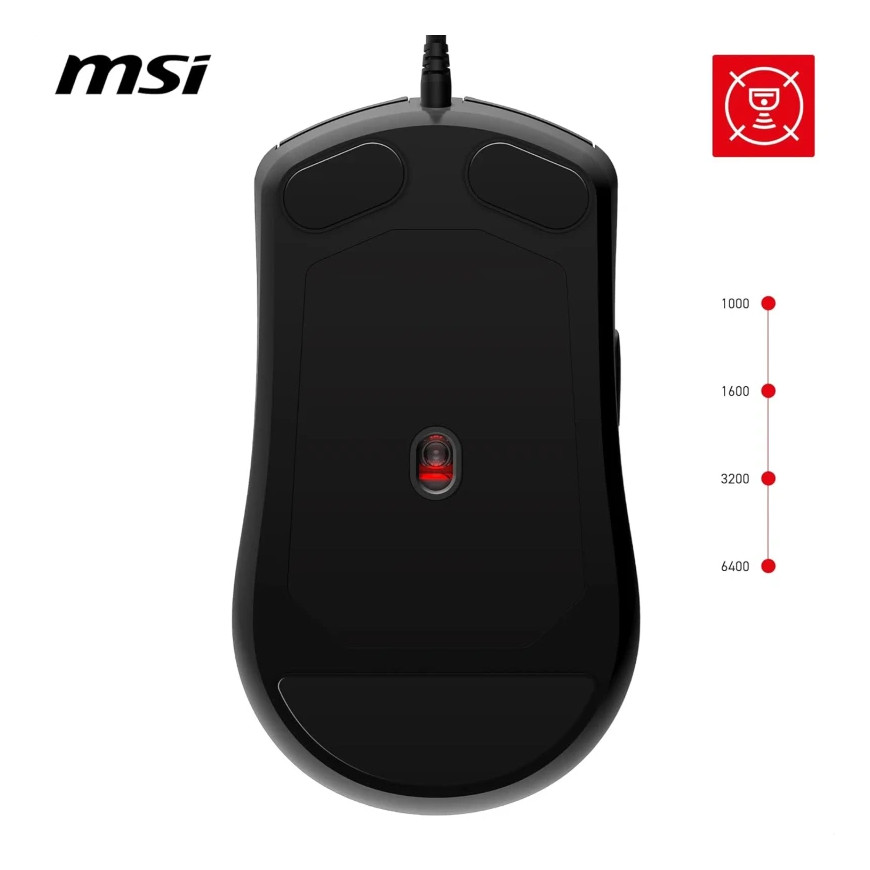 Souris Gaming MSI Forge GM100 USB (S12-0402310)