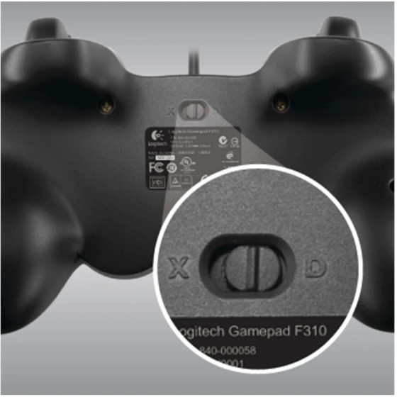 Manette de jeu Logitech F310 Gamepad USB PC (940-000138)