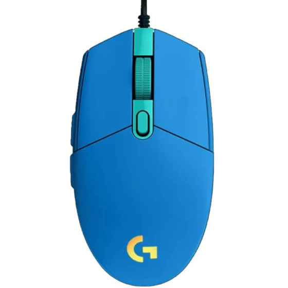 Souris Gaming Logitech G102 Lightsync Bleue USB (910-005801)