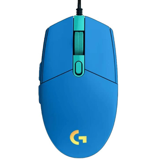 Souris Gaming Logitech G102 Lightsync Bleue USB (910-005801)