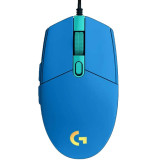 Souris Gaming Logitech G102 Lightsync Bleue USB (910-005801)