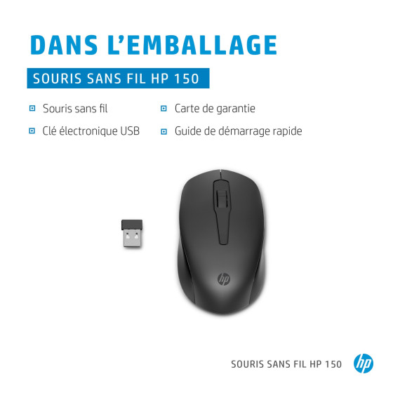 Souris Hp sans fil 150 (2S9L1AA)