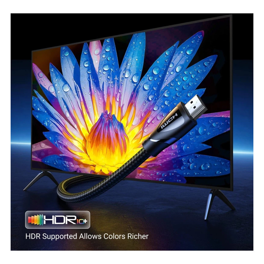 Câble Ugreen HDMI 2.1 Mâle vers Mâle 1,5 m (80402)