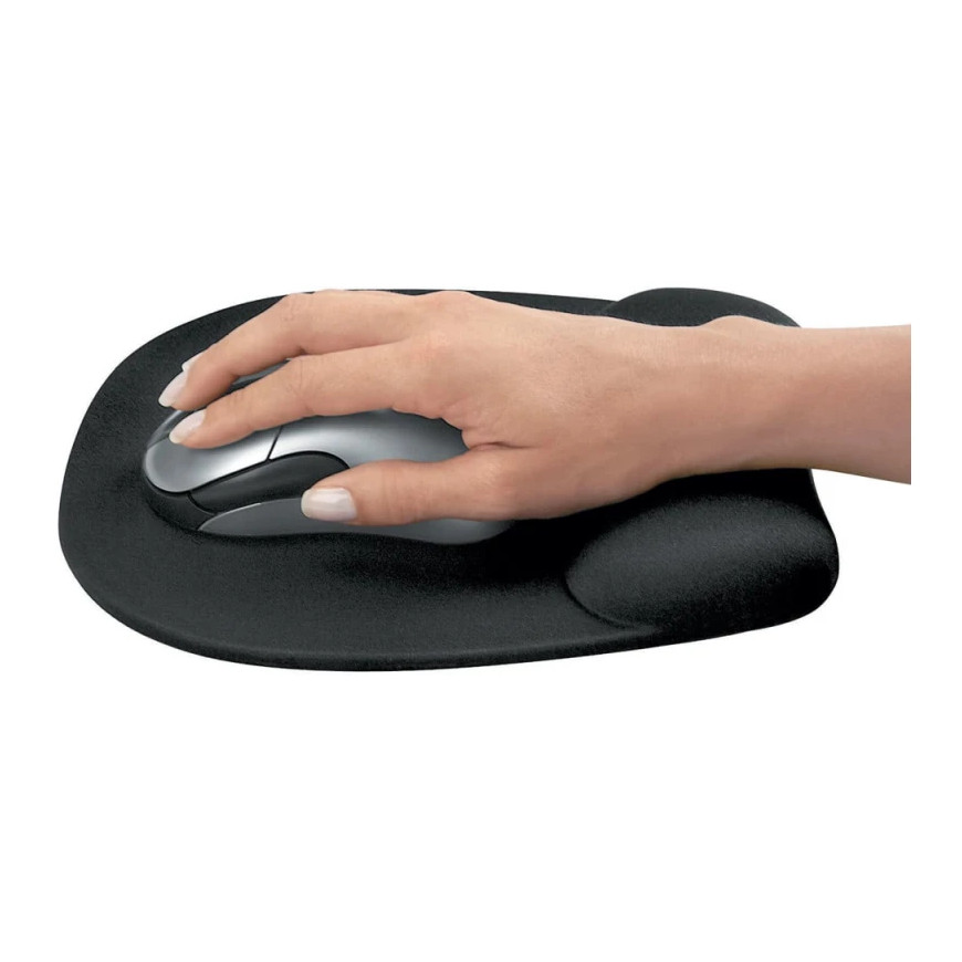 Tapis de souris - repose-poignet Ergo Mousse Noir (9176501)