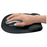 Tapis de souris - repose-poignet Ergo Mousse Noir (9176501)
