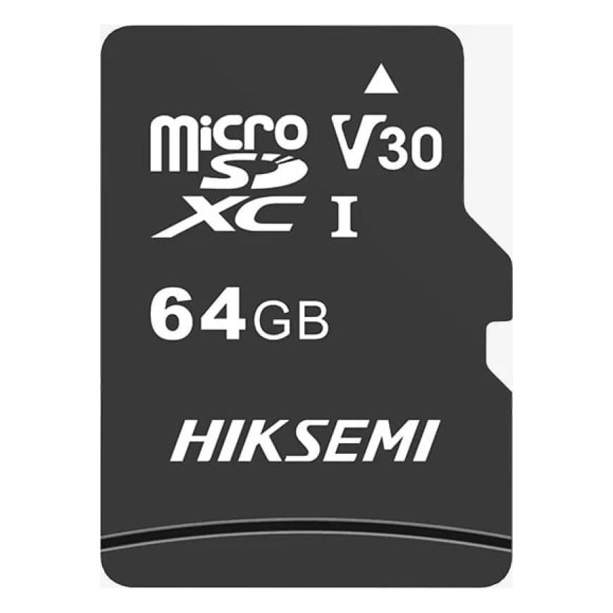 Carte mémoire microSD HIKSEMI 64GB Class 10 V30 (HS-TF-C1-STD-64G)
