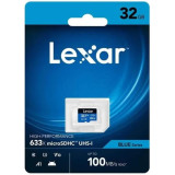 Carte mémoire microSD LEXAR 633X 32GB UHS-I 100MB/s (LMS0633032G-BNNNG)