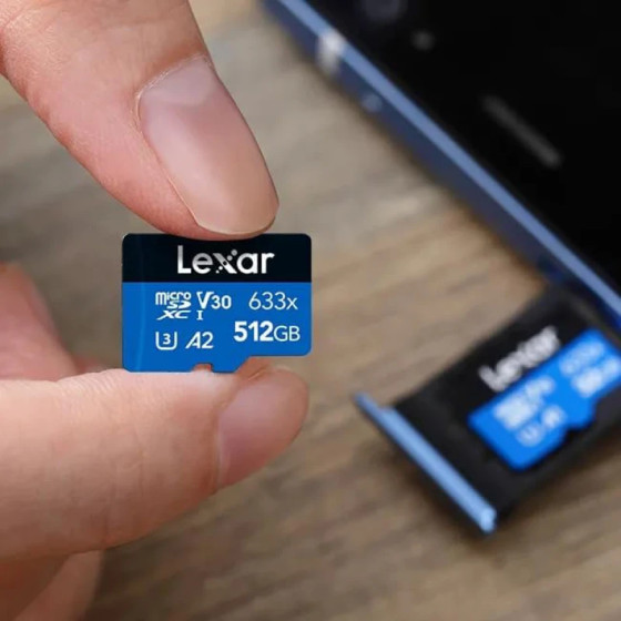 Carte mémoire microSD LEXAR 633X 32GB UHS-I 100MB/s (LMS0633032G-BNNNG)