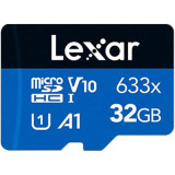 Carte mémoire microSD LEXAR 633X 32GB UHS-I 100MB/s (LMS0633032G-BNNNG)