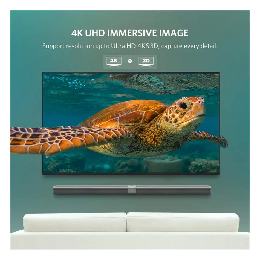 Câble Ugreen DisplayPort 1.2 Mâle vers Mâle - 1 mètre (10244)