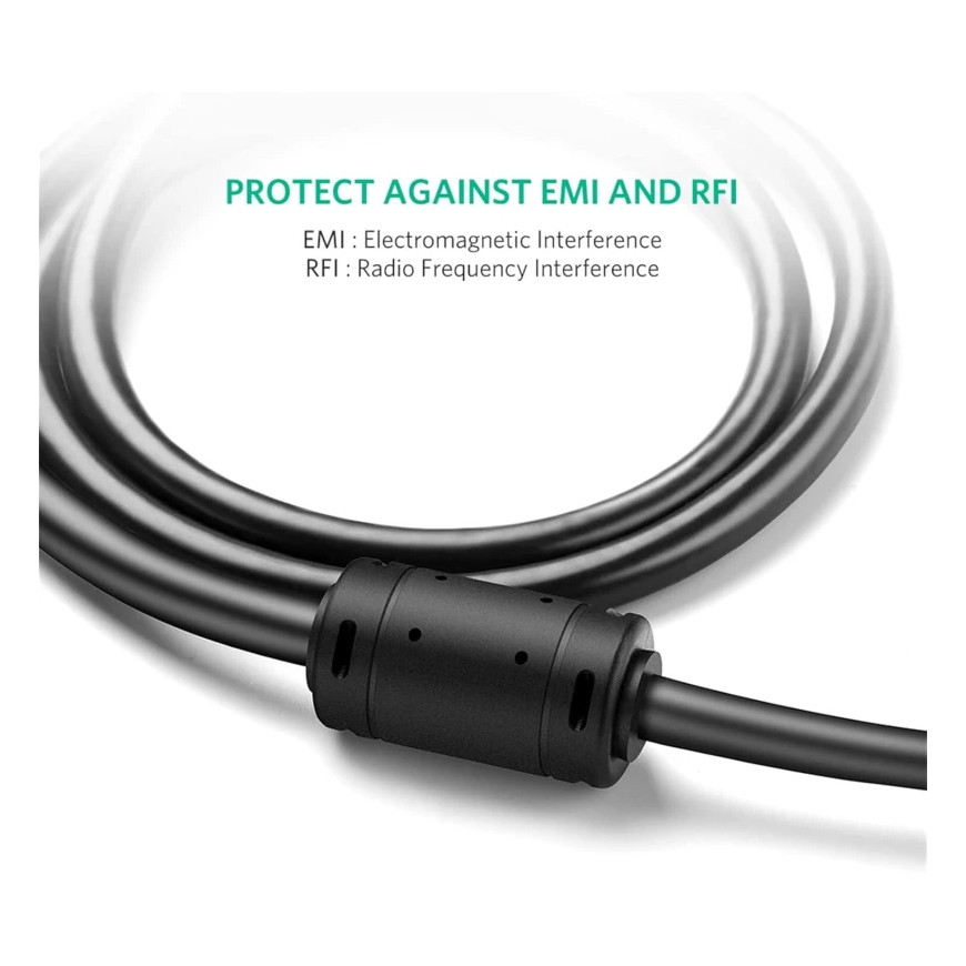Câble Ugreen VGA Mâle vers Mâle - 2 mètres (11646)