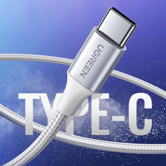 Câble Ugreen USB-A 2.0 vers USB-C 1,5m Blanc (60132)