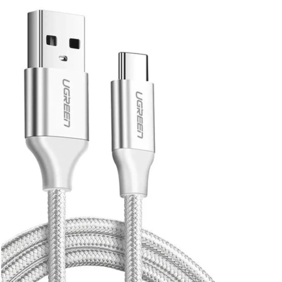 Câble Ugreen USB-A 2.0 vers USB-C 1,5m Blanc (60132)