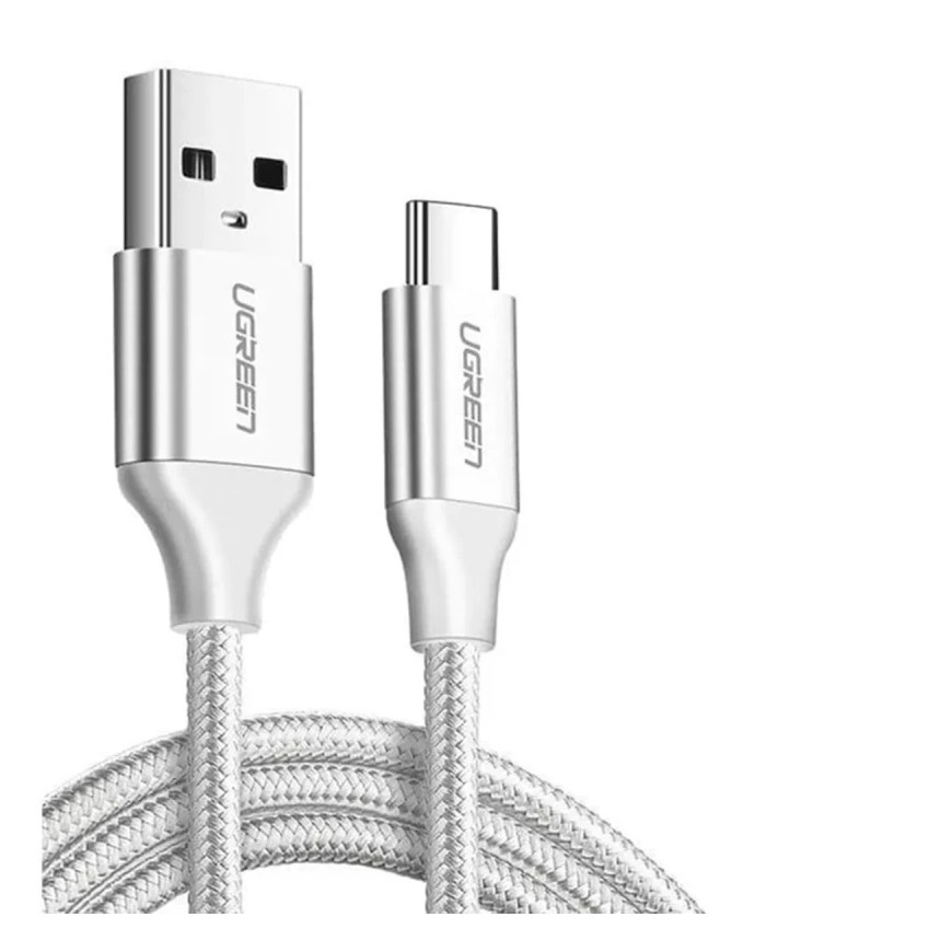 Câble Ugreen USB-A 2.0 vers USB-C 1,5m Blanc (60132)