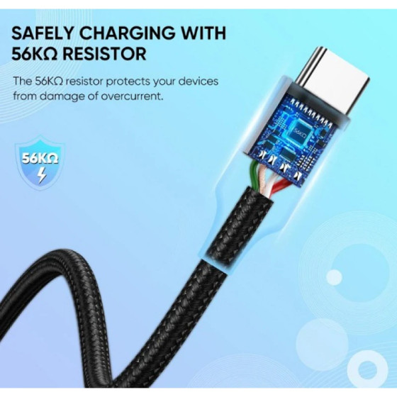 Câble Ugreen USB-A 2.0 vers USB-C 1,5m Noir (60127)