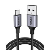 Câble Ugreen USB-A vers USB-C 3A 1m Noir Tressé (60126)