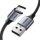 Câble Ugreen USB-A vers USB-C 3A 1m Noir Tressé (60126)