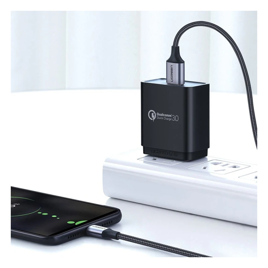 Câble Ugreen US290 Micro USB 2.0 1M Noir (60146)