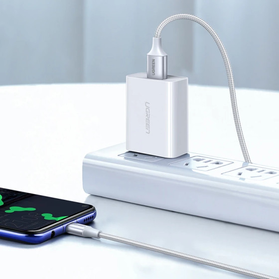 Câble Ugreen USB-A 2.0 vers USB-C 1m Blanc (60131)