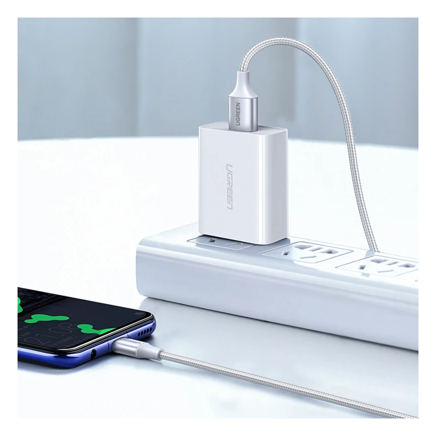 Câble Ugreen USB-A 2.0 vers USB-C 1m Blanc (60131)