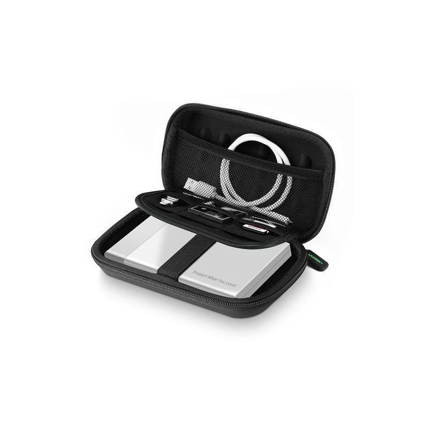 Sacoche Ugreen 40707 Housse de Disques de Stockage Etui EVA Noir